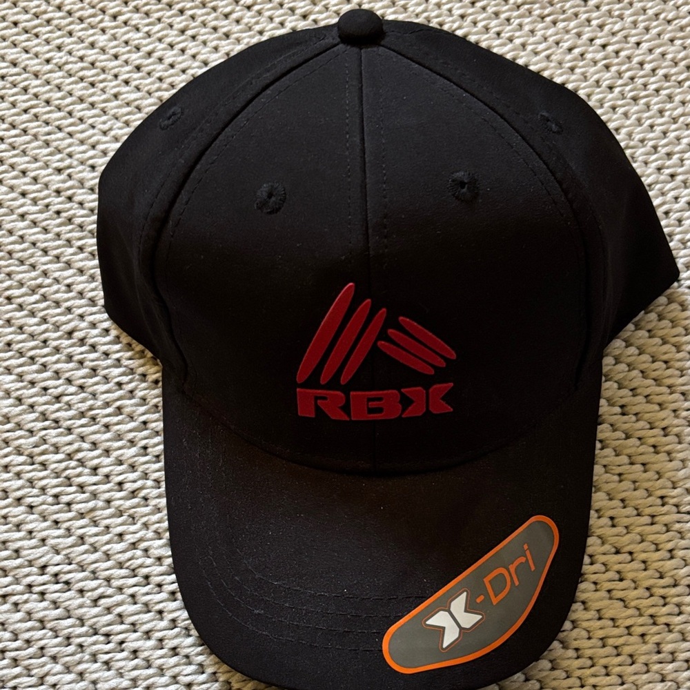 Cap RBX mens new adjustable black polyester